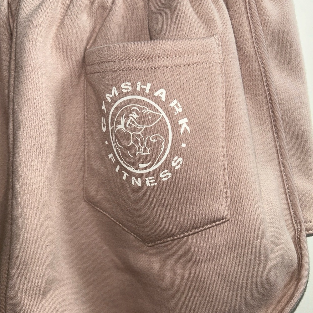 new GYMSHARK Original Legacy taupe fitness shorts Sz XS - Picture 6 of 11